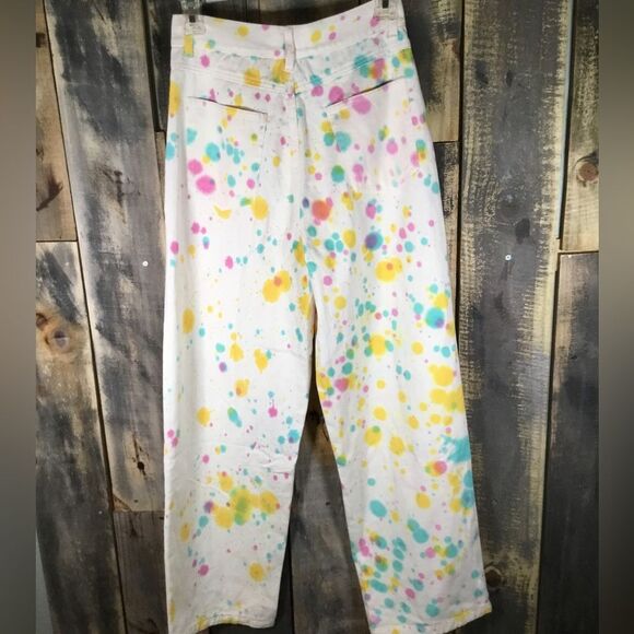 Shekou Painted Love festival pants size small - Picture 2 of 10